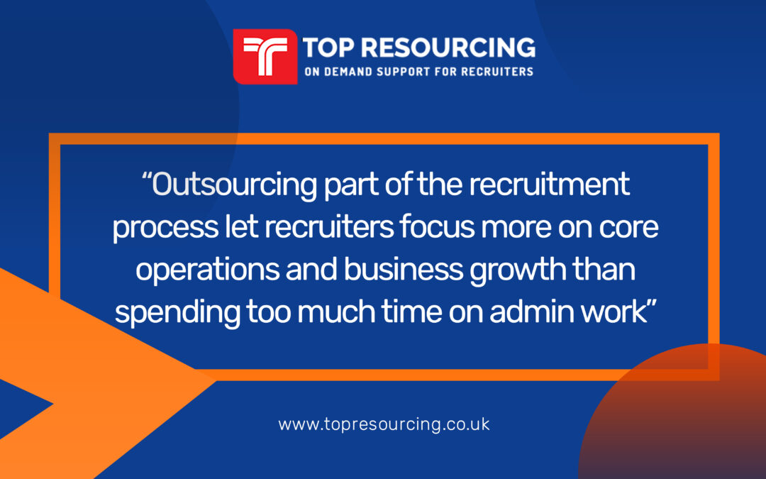 Outsourcing part of the recruitment process