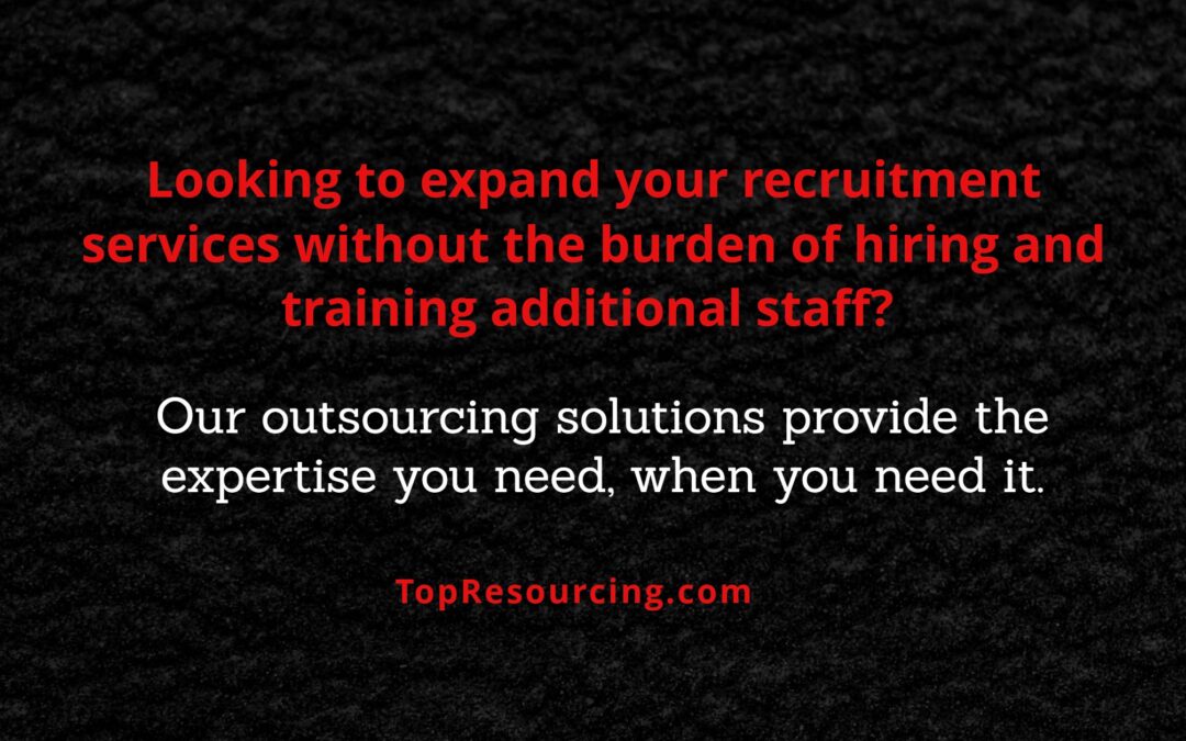 Looking to expand your recruitment services without the burden of hiring and training additional staff?