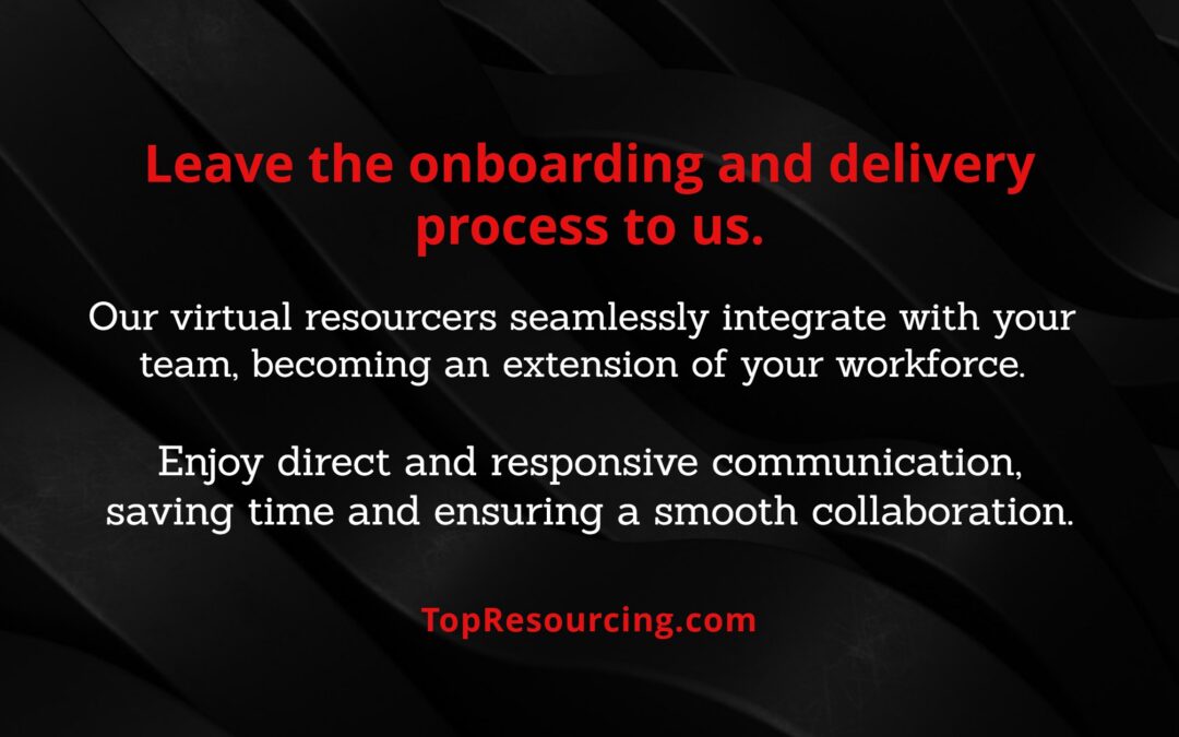 Leave the onboarding and delivery process to us.
